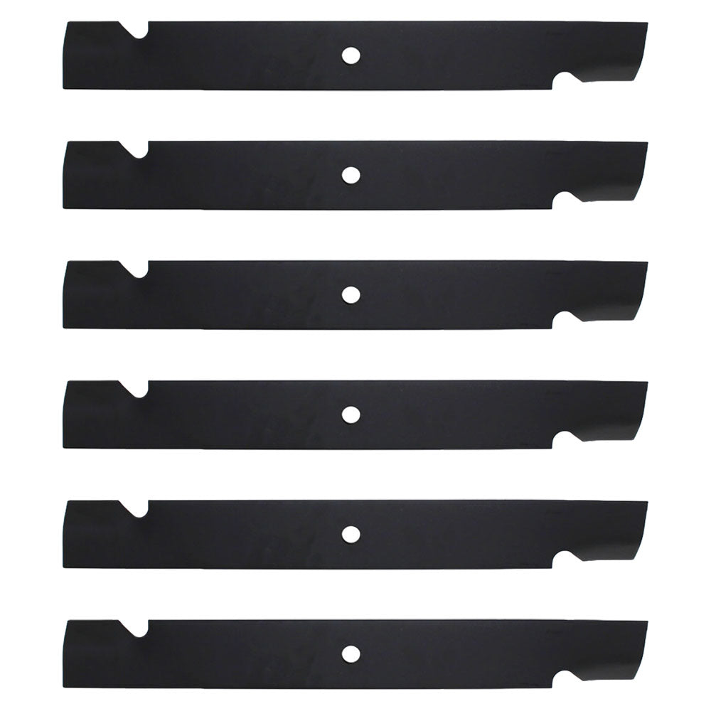 (6) New Heavy Duty 21" X 5/8" Lawn Mower Blades fits Bad Boy Zero-Turn Models