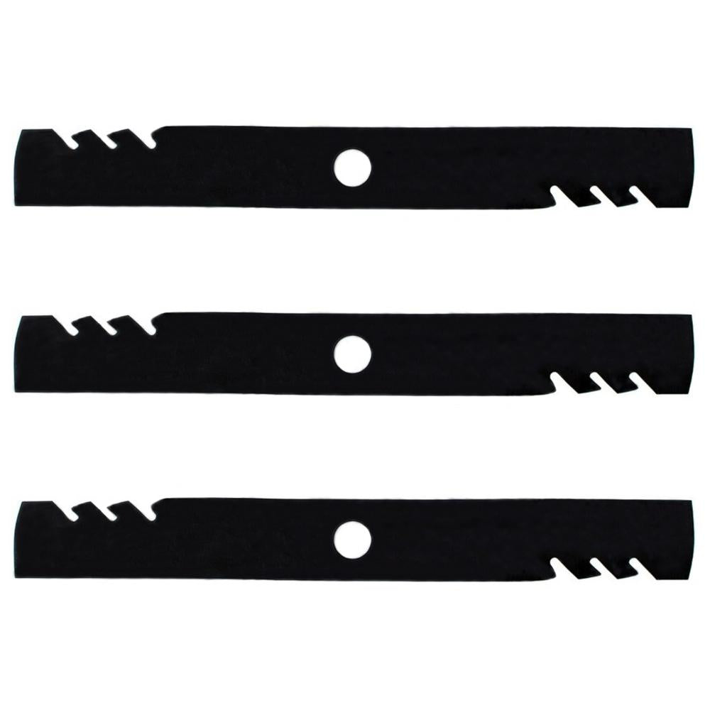 (3) Blades Fits Kubota 60" ZD21 DZ28 ZD323 ZD326 ZD331 ZG327