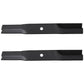 Two AM100946 Mower Blades 19-1/2" x 11/16" Low-Lift Fits John Deere GT242 LX172