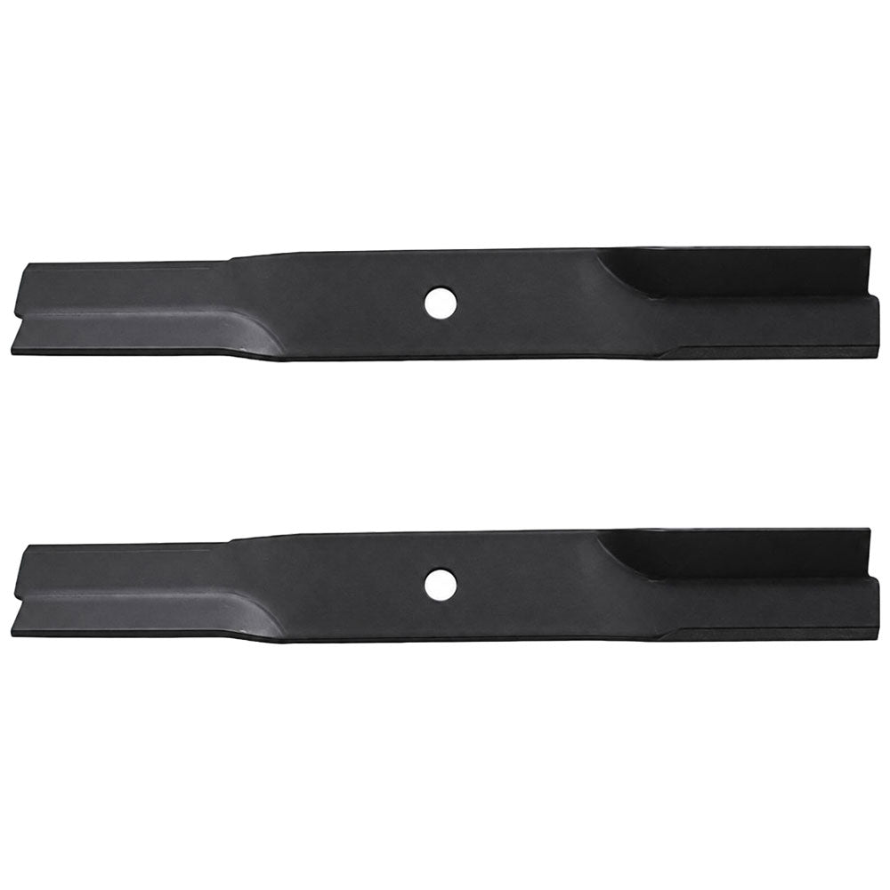 (2) Low Lift Mower Blades Fits John Deere SRX895 Riders 38" Cut M82408 11/16" CH