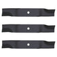 3PK High Lift Lawn Mower Blades for M54 54 Z-Force Fits Cub Cadet 942-04416