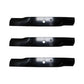 Qty 3: High Lift Mower Blade Fits Dixie Chopper Replaces 30227-52X
