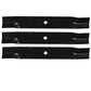 (3) 10071 High Lift Blades Fits Exmark 1-303527, 103-1578-S