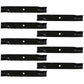 Qty 9: High-Lift Blade Fits John Deere Replaces AM104490