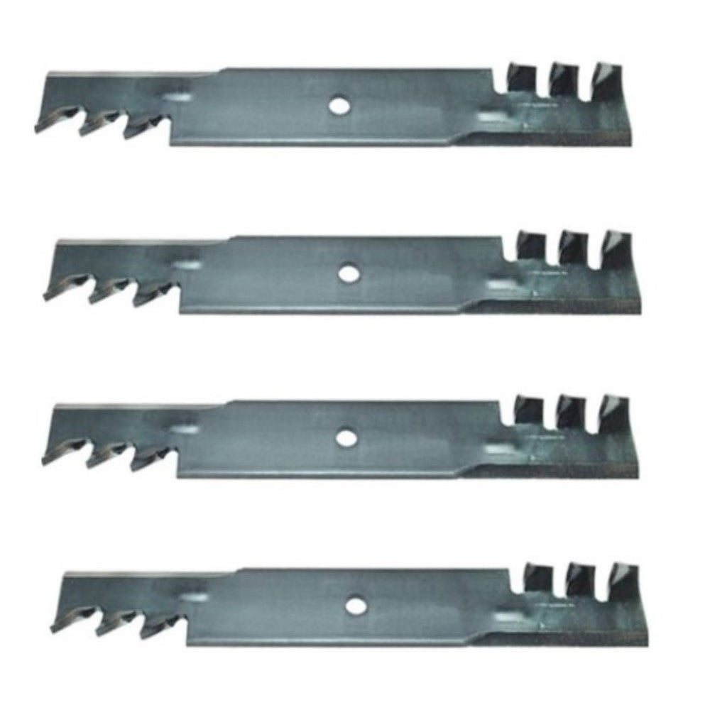 Qty 4: Heavy Duty Toothed Mulching Blade Fits Bunton Replaces A48110