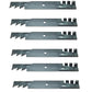 Qty 6: Heavy Duty Toothed Mulching Blade Fits Scag Replaces 48110