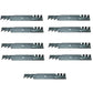 Qty 9: Heavy Duty Toothed Mulching Blade Fits Great Dane Replaces D18086