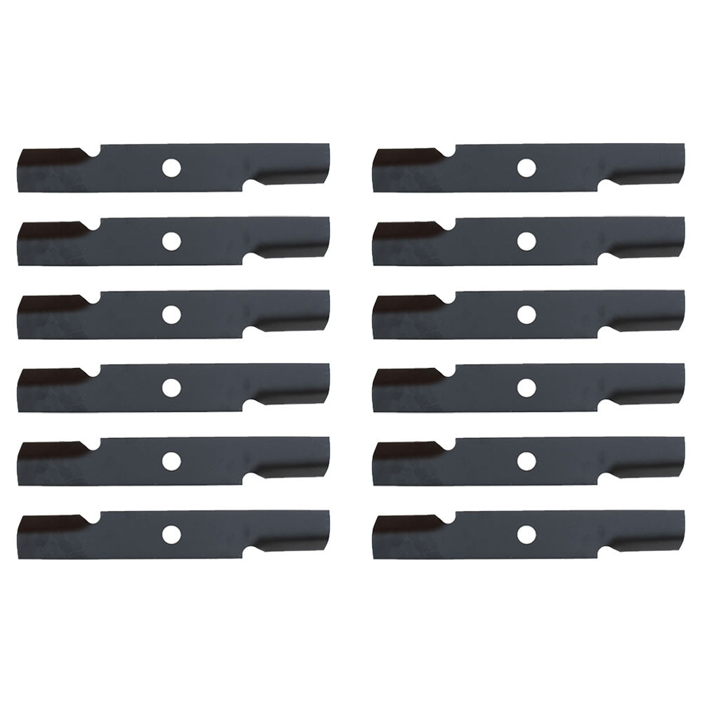 12 High Lift Mower Blades Fits Exmark Zero Turn Mower 48" Deck Repl. 103-6401-S