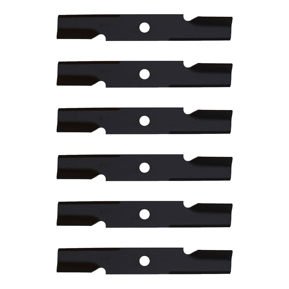 (6) High Lift Mower Blades Fits Exmark Zero Turn Mower 48" Deck Repl. 103-6401-S