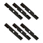 (6) High Lift Mower Blades Fits Exmark Zero Turn Mower 48" Deck Repl. 103-6401-S