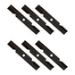 6 Pack Commercial 48" Medium Lift Lawnmower Blades to fit Fits Exmark