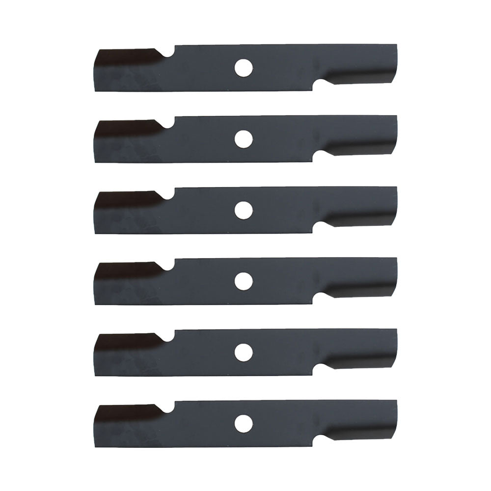 6 Pack Commercial 48" Medium Lift Lawnmower Blades to fit Fits Exmark