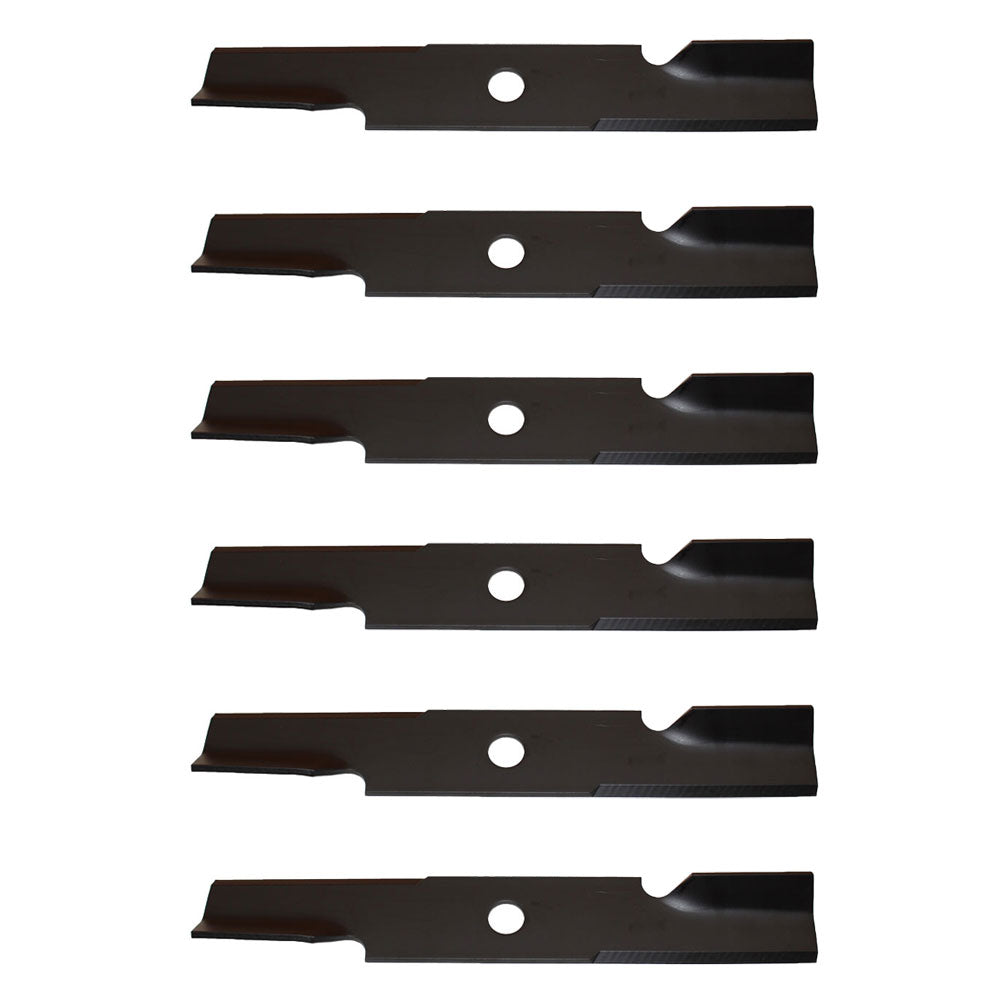 6 Pack Commercial 48" Medium Lift Lawnmower Blades to fit Fits Exmark