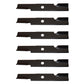 Qty. 6: Notched Mower Blade Fits Toro Replaces 109-6872