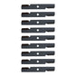 Qty. 9: Notched Mower Blade  Fits Toro Replaces 109-6872