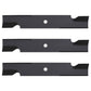 (3) Mower Deck Blades Fits Exmark Lazer Z CT Lazer Z Hp Metro 5 Speed Metro H