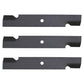 3pk Blade Set Fits Bobcat Ransomes 112111-01 32061 32061A 48" Deck