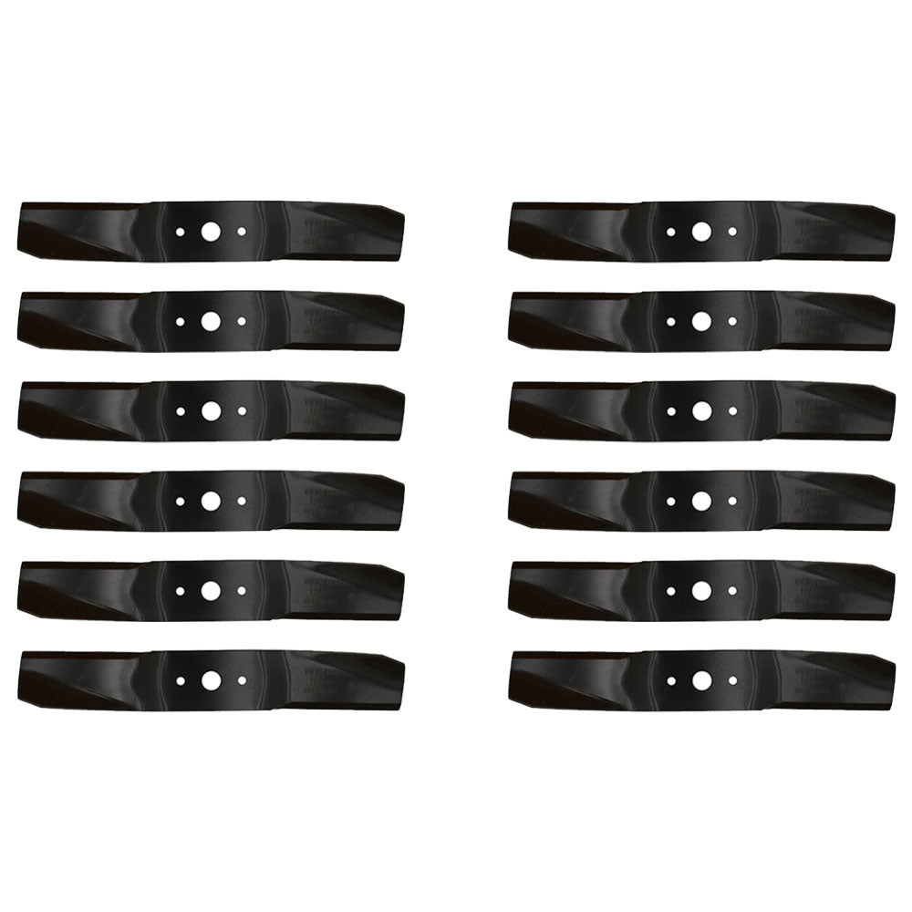 Qty 12: Mower Blade  Fits White Replaces 742-3036