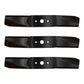 Qty 3: Mower Blade Fits White Replaces 742-3036