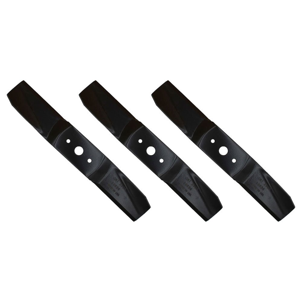 Qty 3: Mower Blade Fits White Replaces 742-3036