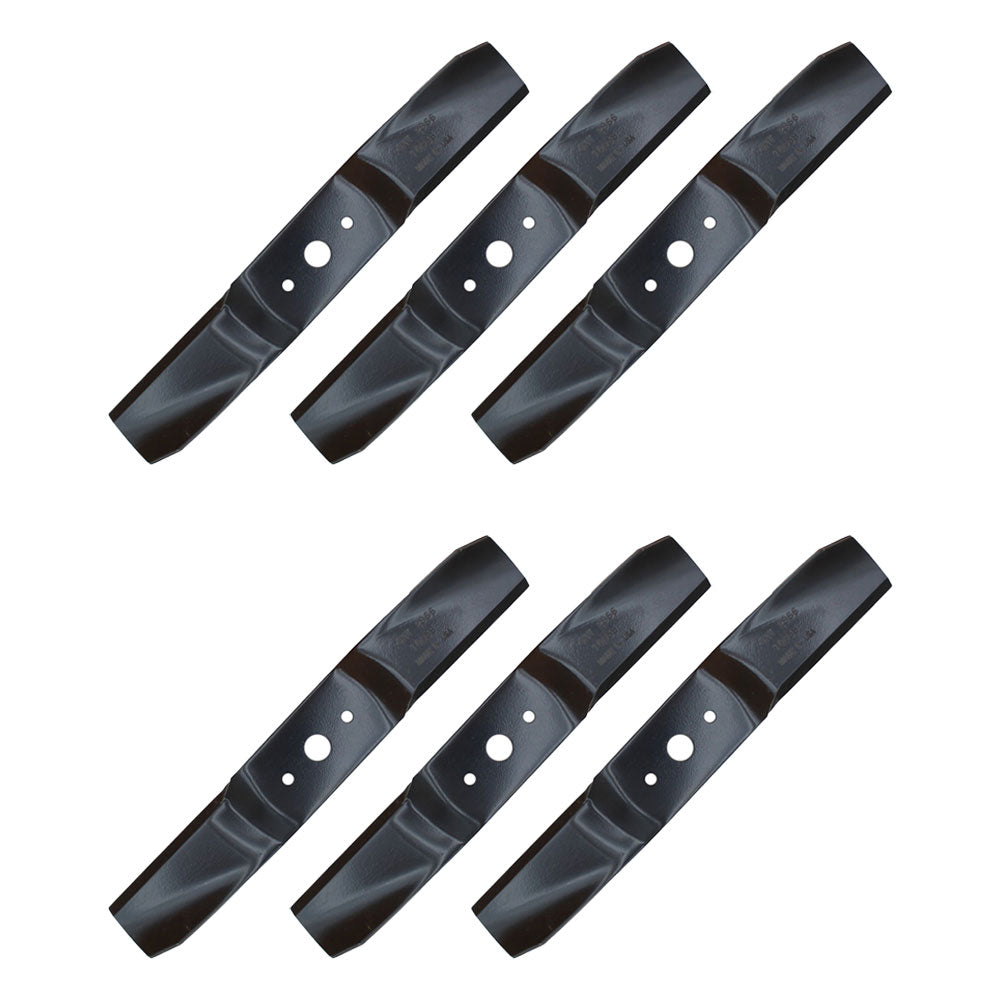 Qty 6: Mower Blade  Fits White Replaces 742-3036