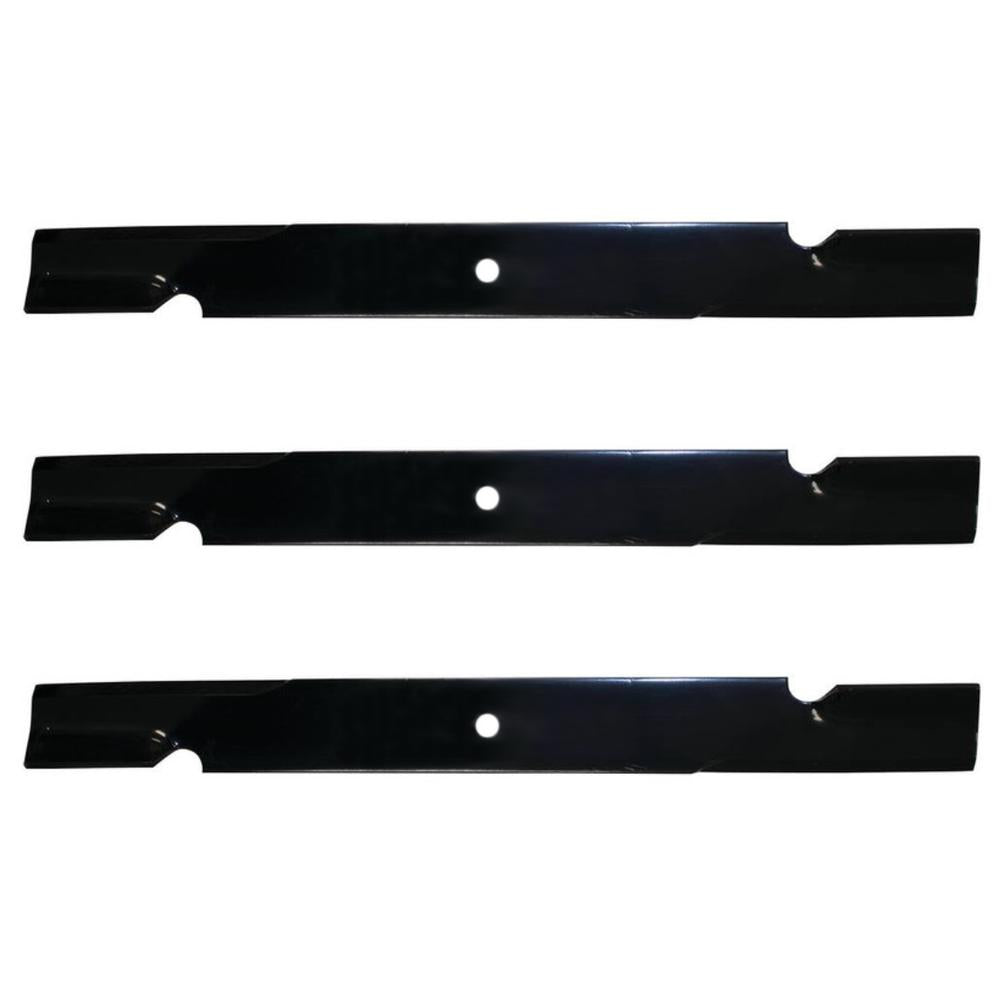 72"  Notched High Lift Heavy Duty Lawn Mower Blade Set 3 Fits Ferris 22476