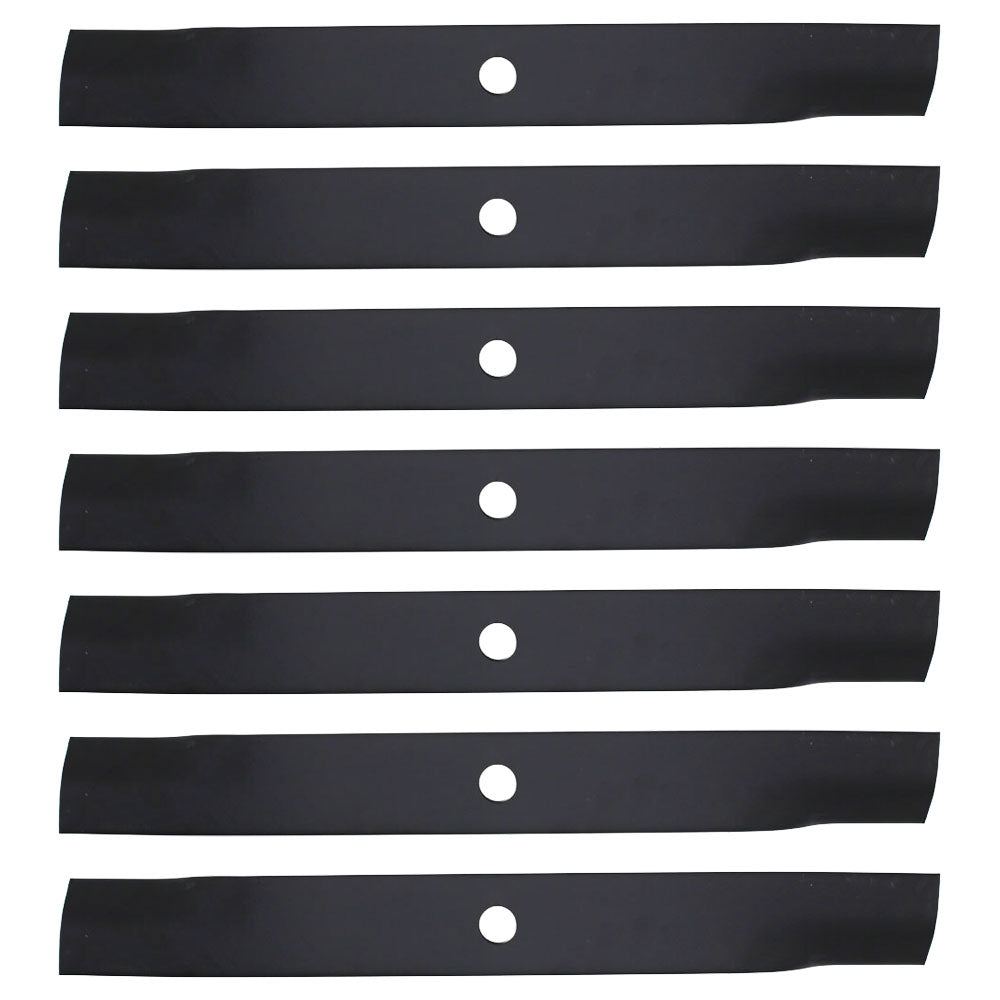 Set of (7) M144935 Standard Mower Blades Fits John Deere Wide Area Mowers