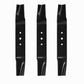 3 Pack of Blades for MTD 942-0171B, 742-0171B, 742-0171, 3356, 335-653, 98-037