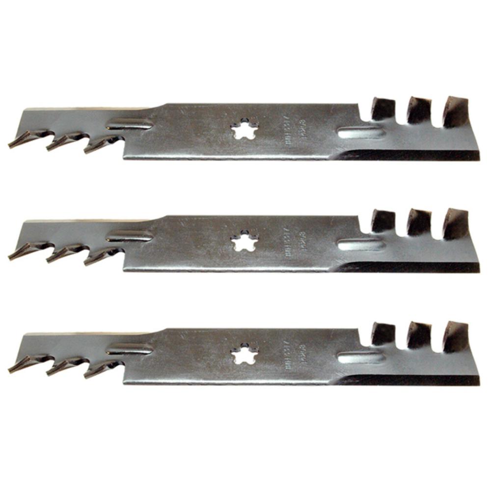 3PK Mulching Blades Fits Husqvarna 48" Deck EZ4824 522037401 539113425