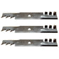 3 Blades Fits Husqvarna Fits Dixon 539113425 575296401 522037401 53911342529