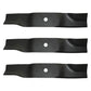 3pk Blades Fits Cub Cadet Zero Turn Mower Z Force & Tank 54" Deck