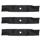 Qty 3: High-Lift Mower Blade Fits Cub Cadet Replaces 02005017