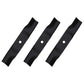 3pk Blades Fits Cub Cadet Zero Turn Mower Z Force & Tank 54" Deck