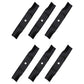 Qty 6: High-Lift Mower Blade Fits Cub Cadet Replaces 02005017