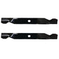 Qty 2: Notched High-Lift Blade Fits Toro Replaces 1910917001