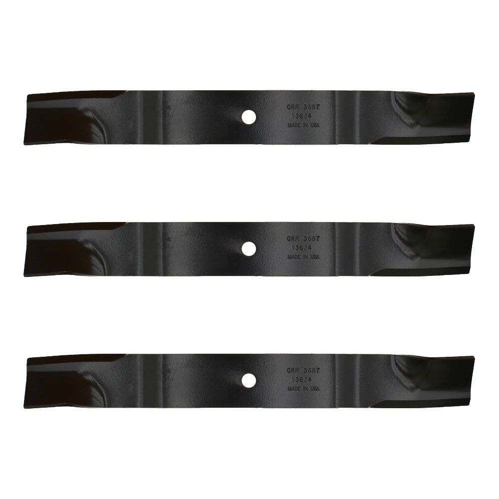 Qty 3: Standard Lift Mower Blade Fits Hustler Replaces 602771