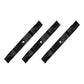 Qty 3: Standard Lift Mower Blade Fits Gravely Replaces 09081200