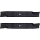 Qty 2: Non-Notched Mower Blade Fits Bobcat Replaces 11211-02