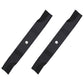 Qty 2: Non-Notched Mower Blade Fits Bobcat Replaces 11211-02