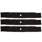 Qty 3: Non-Notched Mower Blade Fits Wright Replaces 71440004
