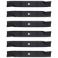 Qty 6: Non-Notched Mower Blade Fits Encore Replaces 50-2205