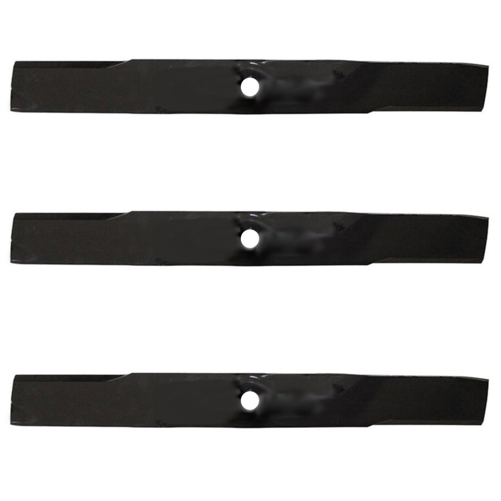 62" 90-309 Lawn Mower Blade Set (3) Fits John Deere #M143504 .805" CH