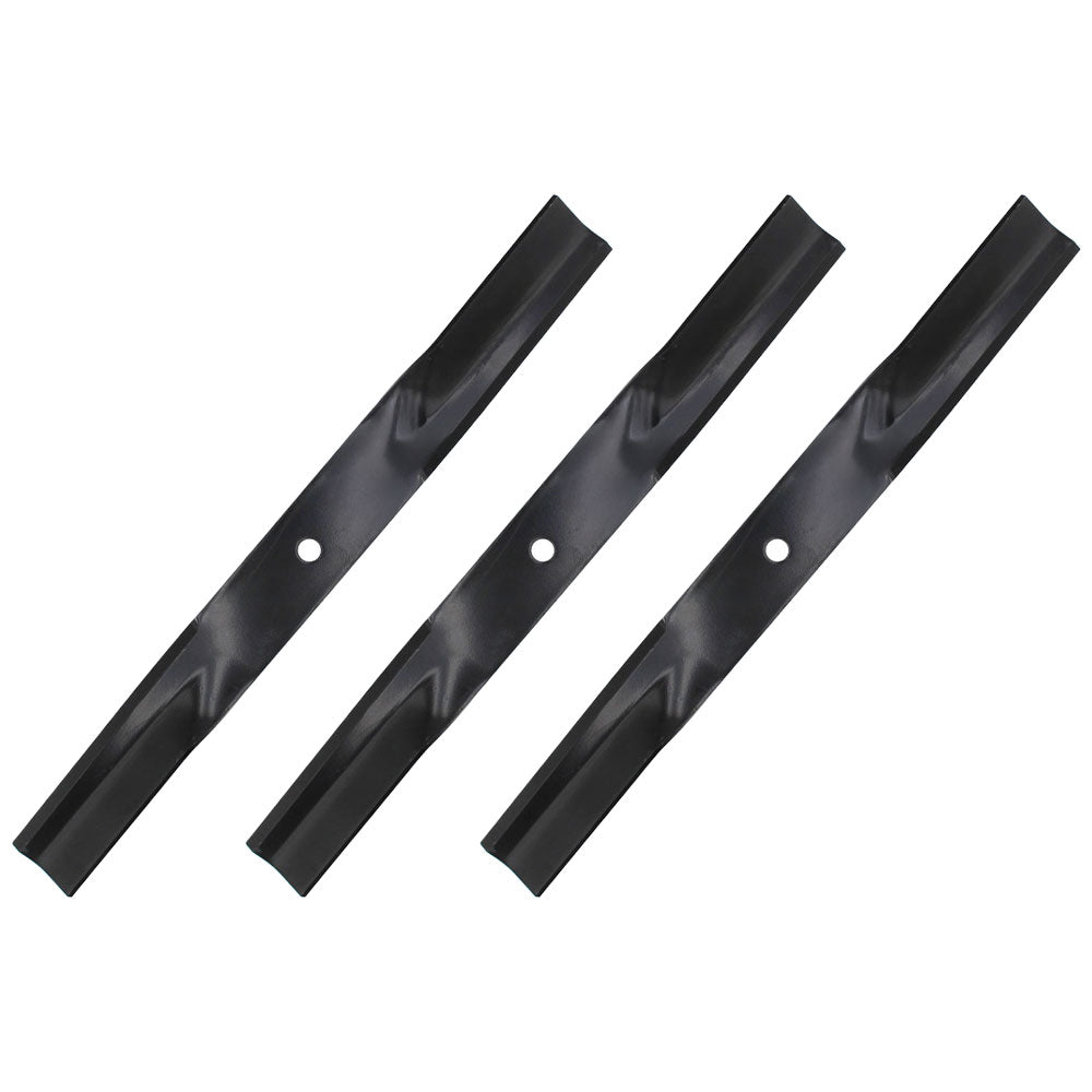 72" Rotary #6434 Lawn Mower Blade Set (3) Fits Woods #15127 5/8" Center Hole CH