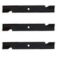 3 HD High Lift Blades Fits Exmark Zero Turn 48" Deck Repl. 1-633482 103-6584-S