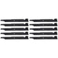 10 Fits Hi-Lift Lawn Mower Blades for Bush Hog 60" & 61" Cut Replaces 50056493