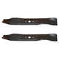 Set of (2) Non-Notched Mulching Blades Fits Cub Cadet Models 2146 2146 2315 2315
