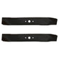 Qty 2: Non-Notched Mulching Blade Fits MTD Replaces 742-0323