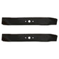 Set of (2) 19-5/16" X 3/4" Non-Notched Mulching Blade Requires 2 for 38" Deck