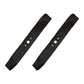 Qty 2: Non-Notched Mulching Blade Fits MTD Replaces 742-0323