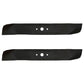 Qty 2: Non-Notched Mulching Blade Fits White Replaces 742-3032